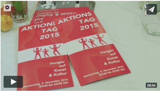 Hunger auf Kunst & Kultur Aktions-Tag 2015: ein Rückblick